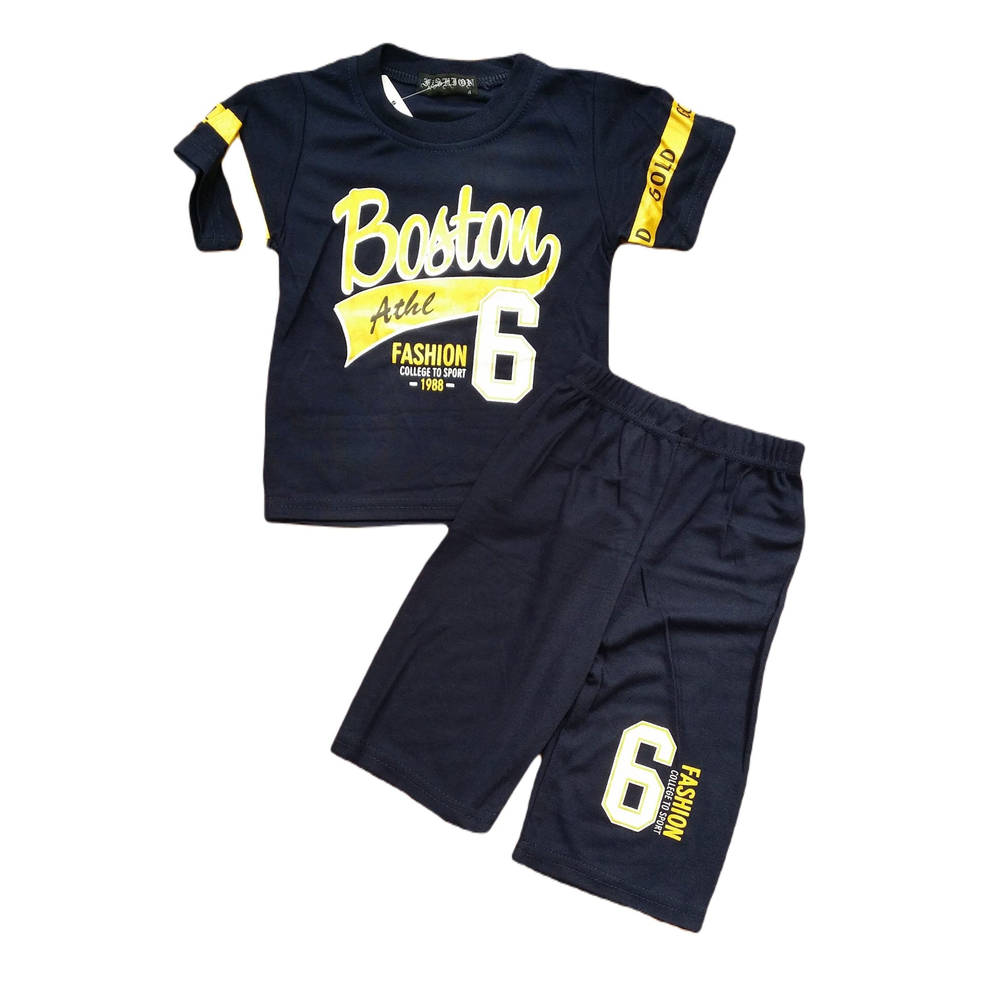 Korte broek en t-shirt Boston set